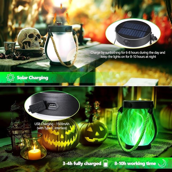 Dancing Flame Solar Lantern Outdoor Lights best