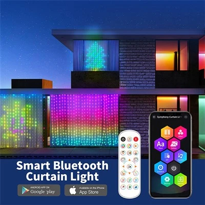 Приложение RGBIC LED Curtain Lights и пульт дистанционного управления